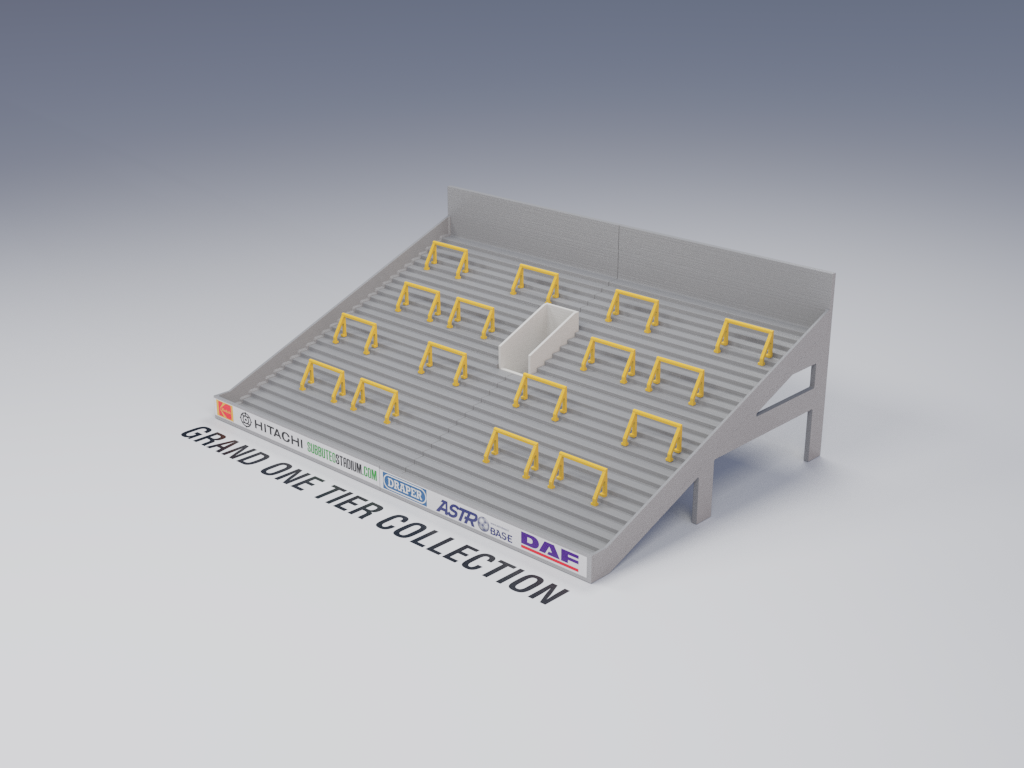 Grand One Tier Crush barriers (set of 16)