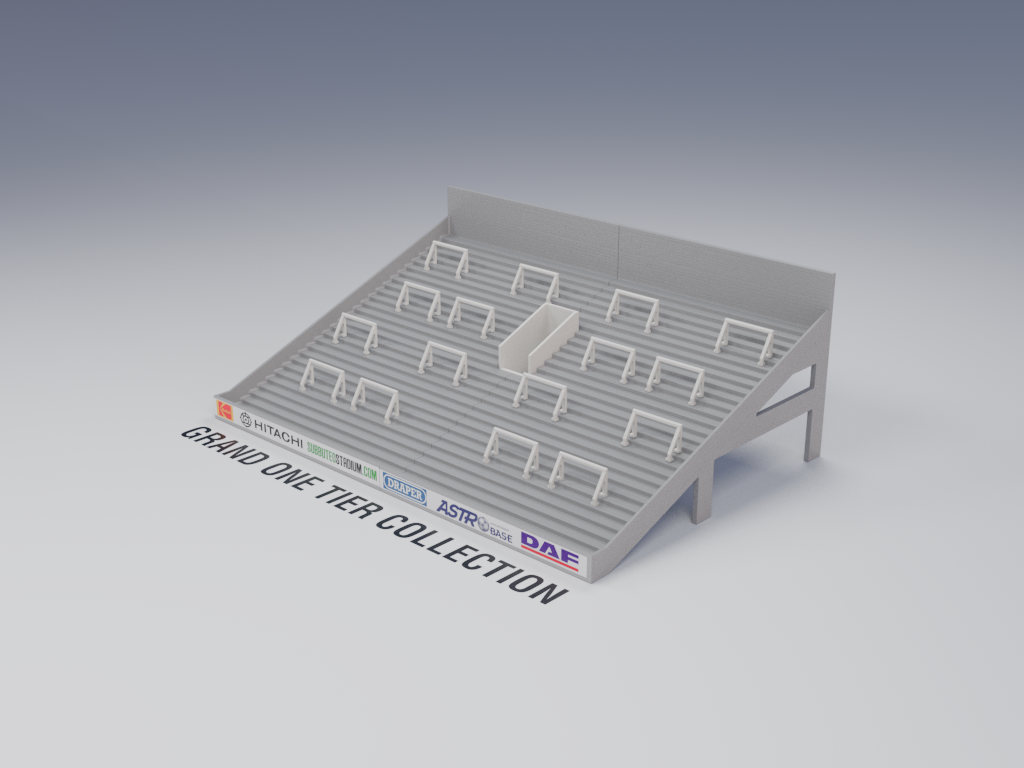 Grand One Tier Crush barriers (set of 16)