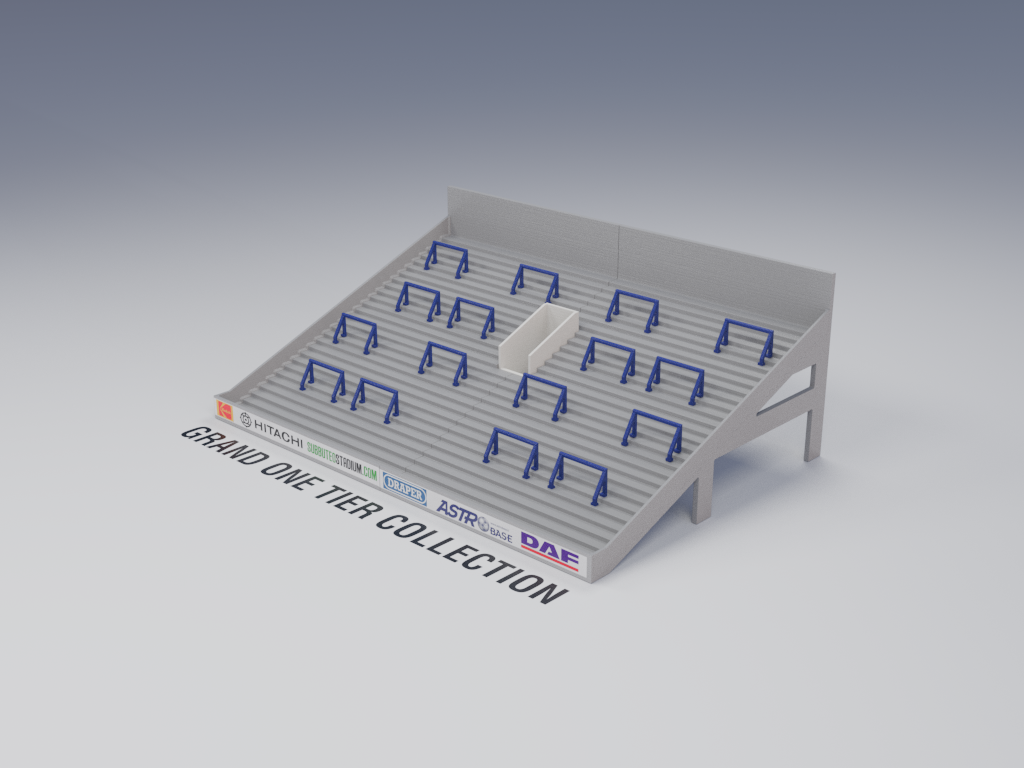 Grand One Tier Crush barriers (set of 16)