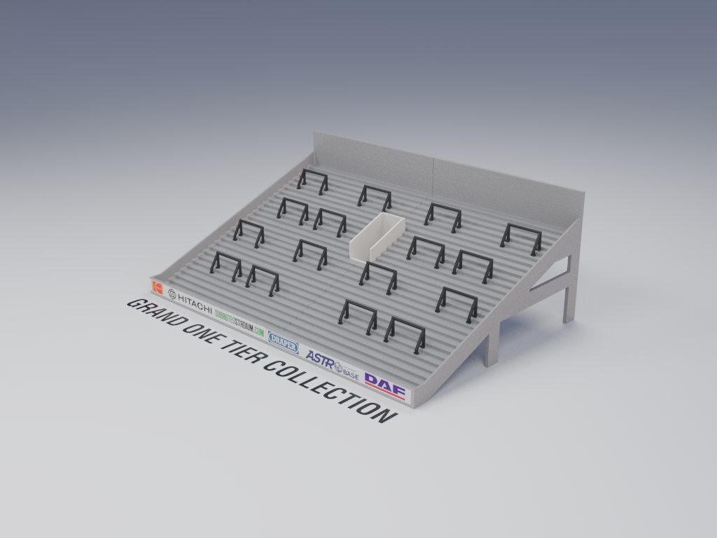 Grand One Tier Crush barriers (set of 16)