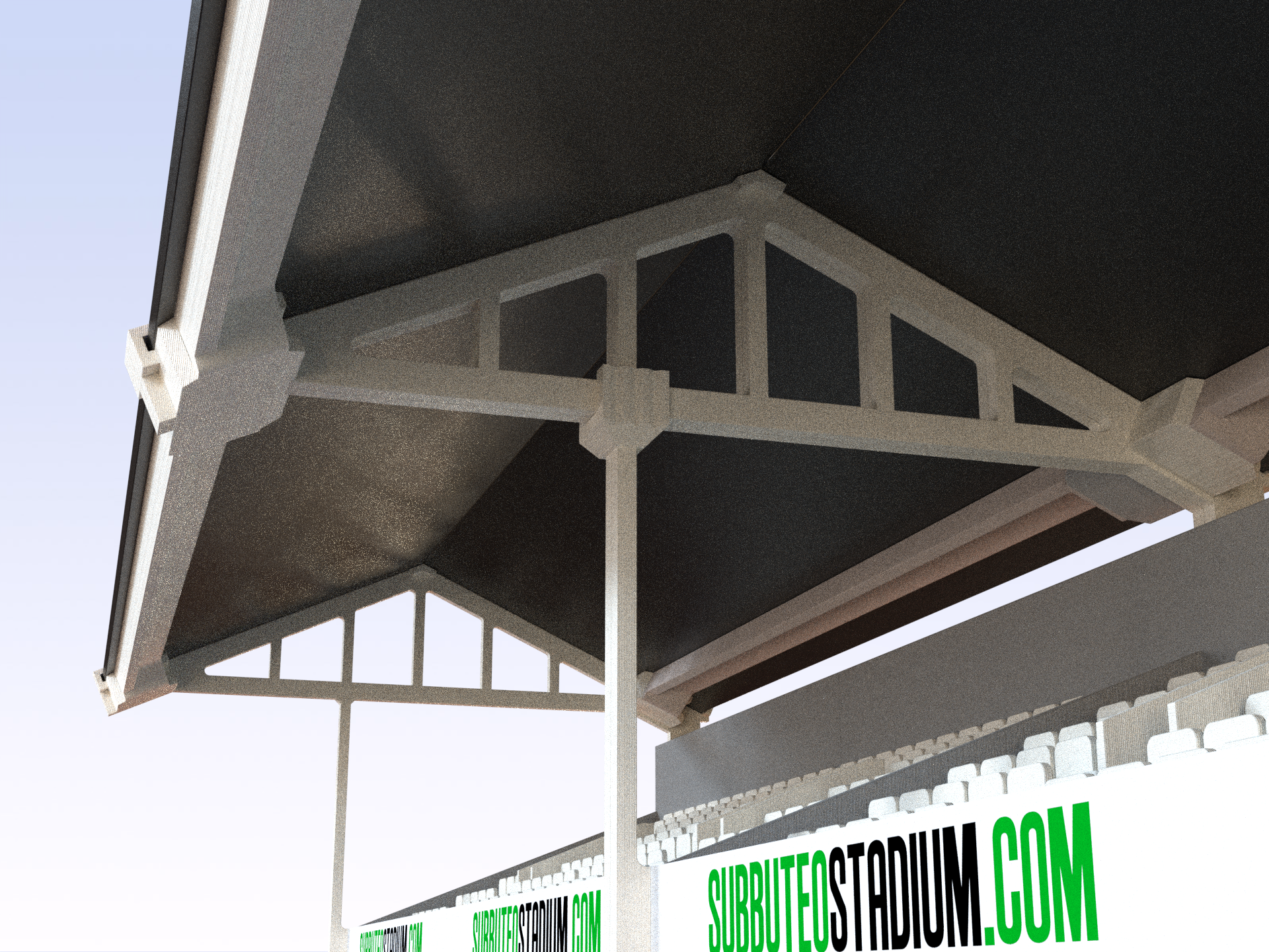 Set of 6 Connectors for Subbutestadium constructions and roofs