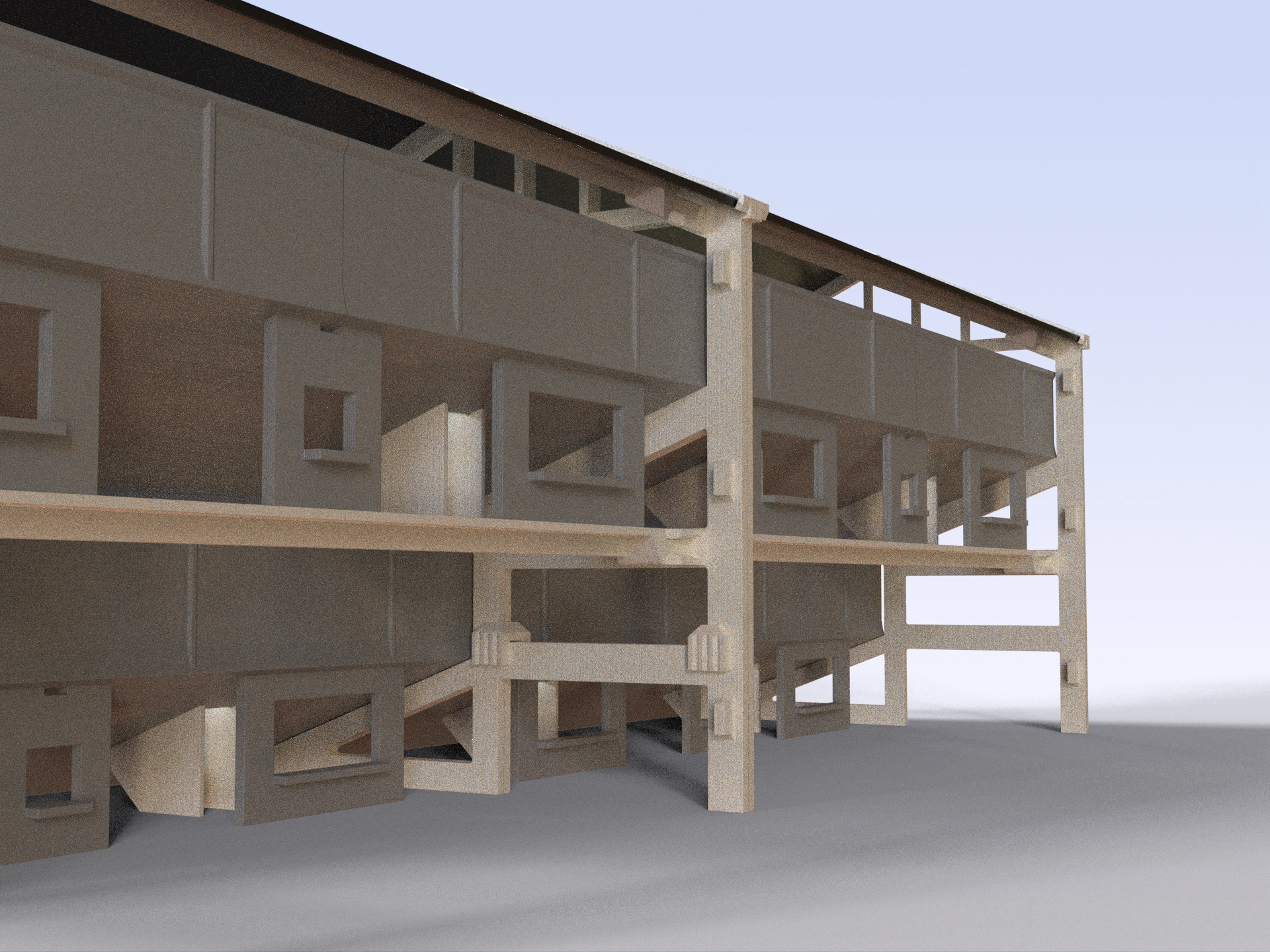 Set of 6 Connectors for Subbutestadium constructions and roofs