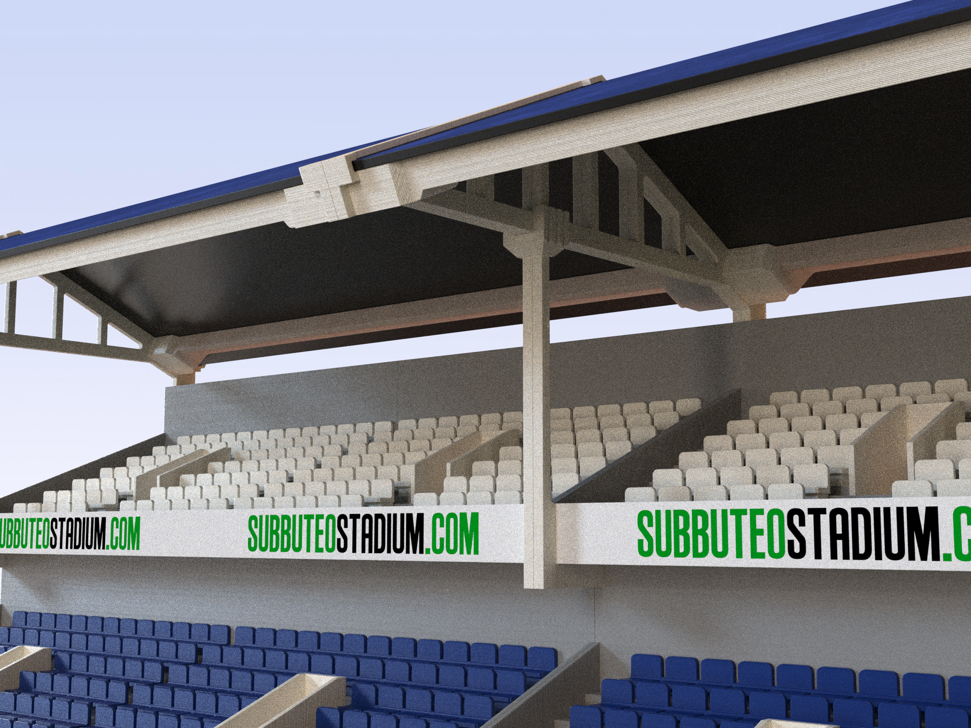 Set of 6 Connectors for Subbutestadium constructions and roofs