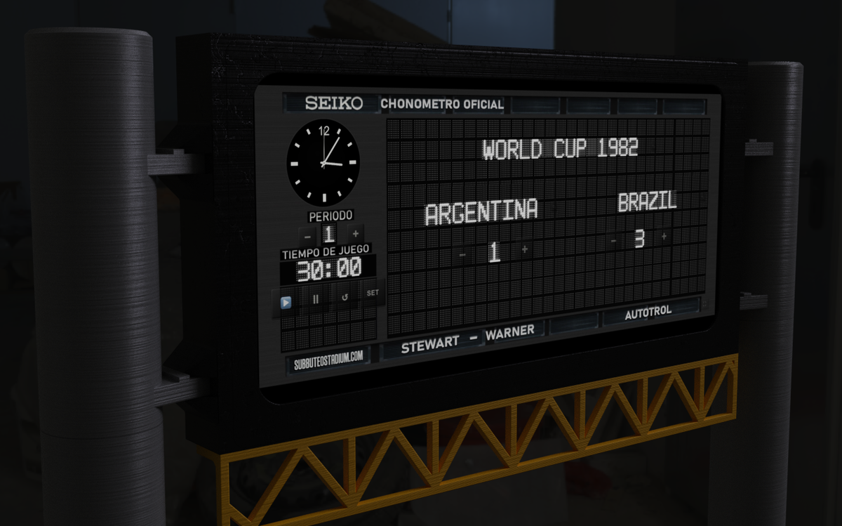 El Monumental Digital Scoreboard Complete Set – Physical Scoreboard with Digital App