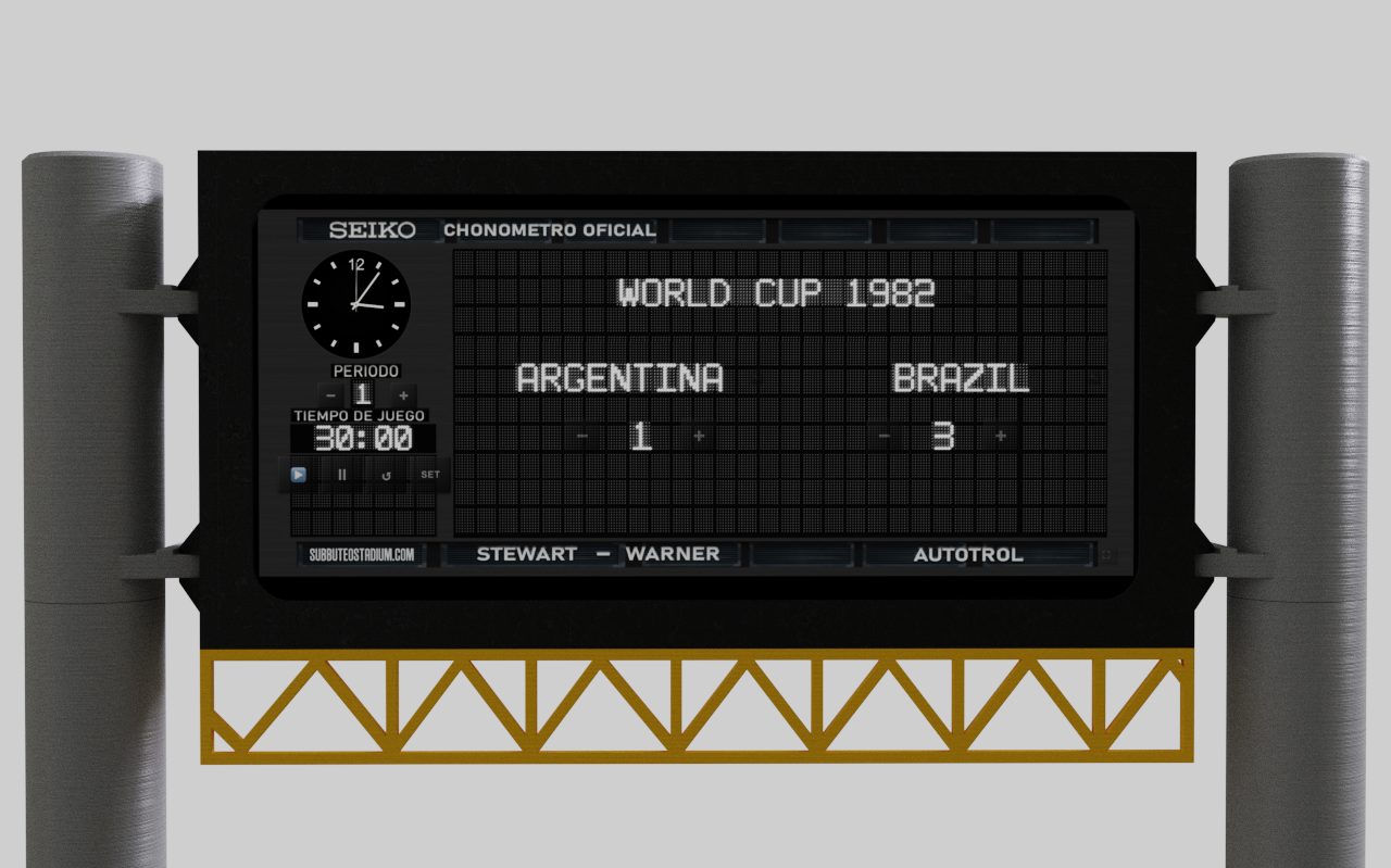 El Monumental Digital Scoreboard Complete Set – Physical Scoreboard with Digital App