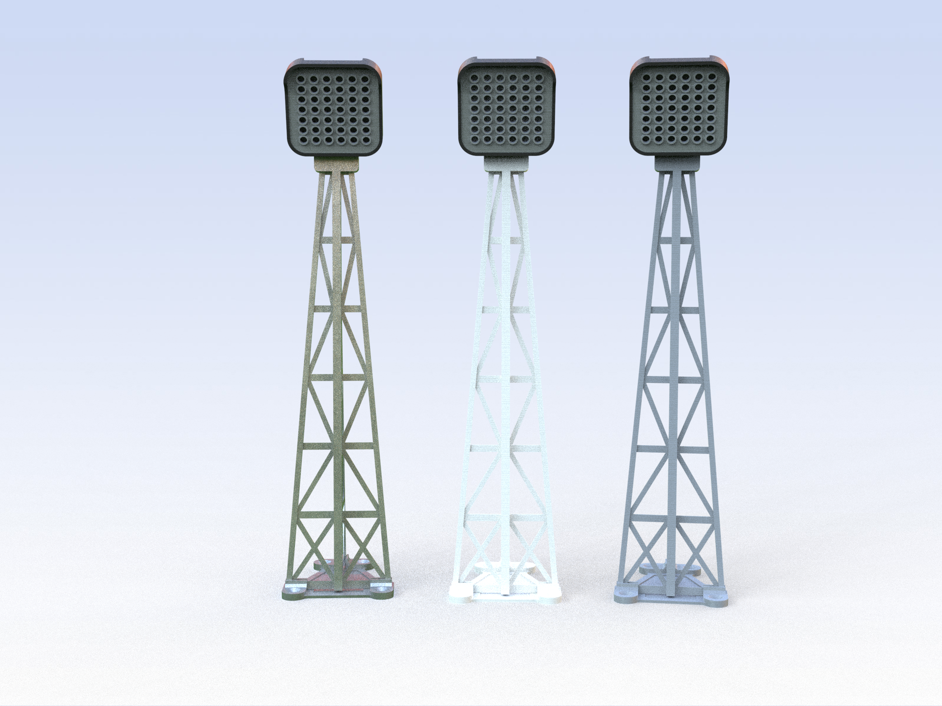 Set of four  FX-42 FLOODLIGHTS POWERED BY 42 LEDS