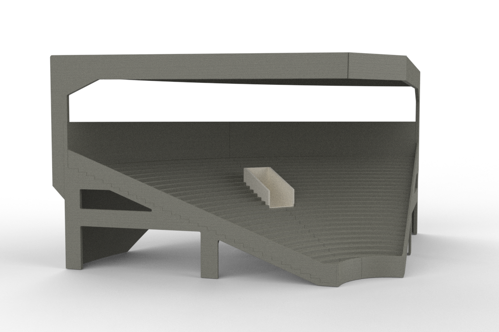 Grand One Tier Corner Grandstand Roof edition Ref 11