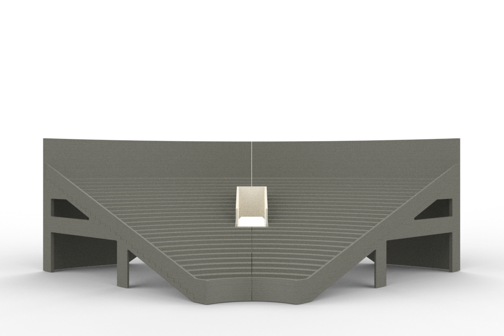 Grand One Tier Corner Grandstand Ref 9