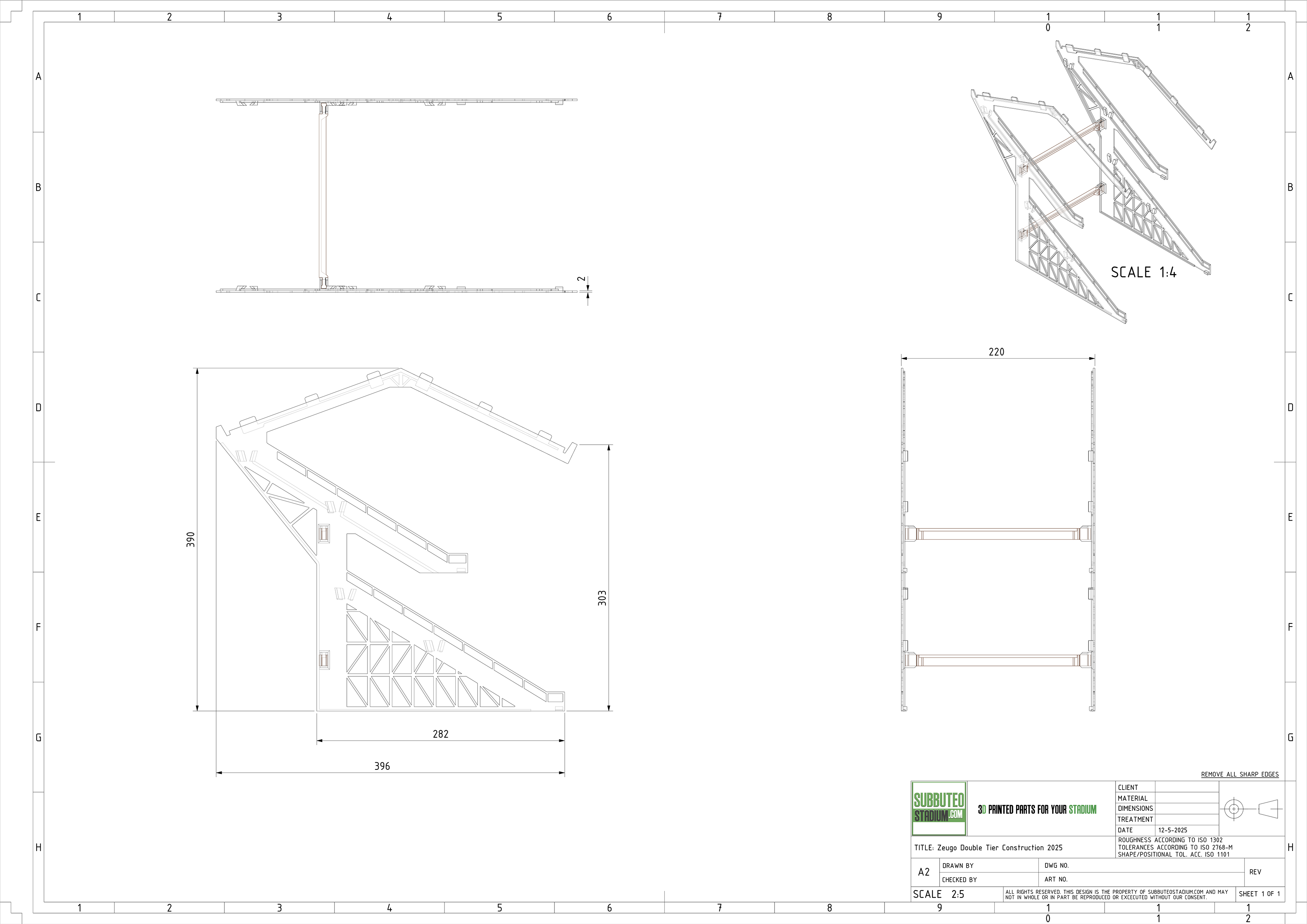 Zeugo Double Tier Construction