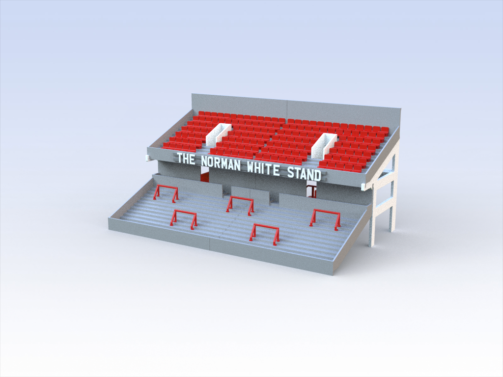 Dual color name tag for your Subbuteo / Zeugo stand or stadium