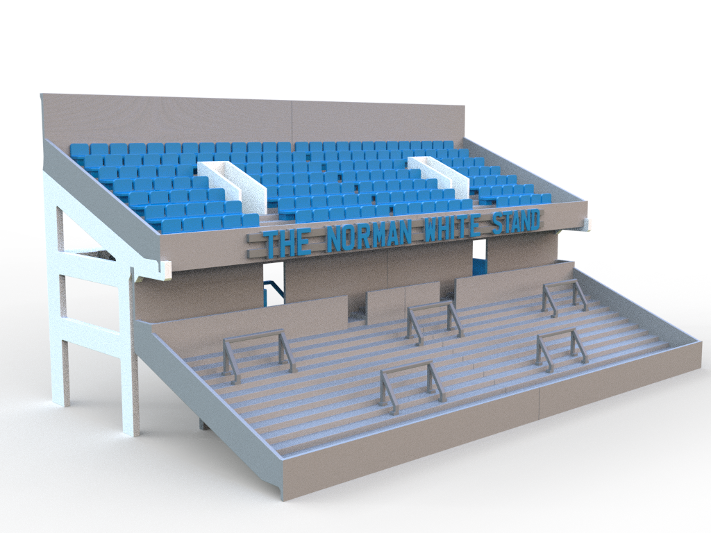 Dual color name tag for your Subbuteo / Zeugo stand or stadium