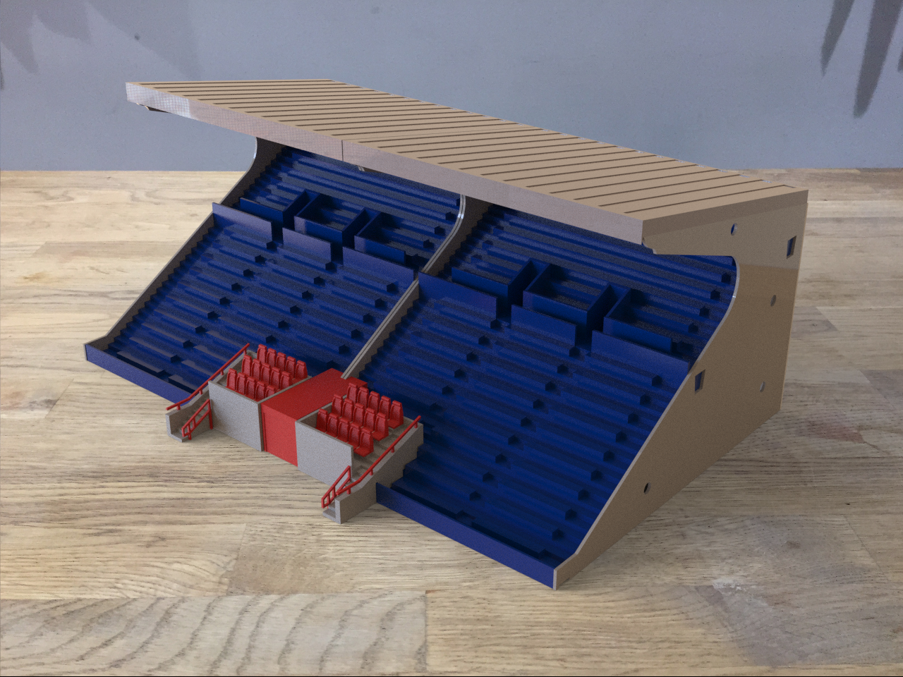 Replica Old Trafford Dugouts (set) with Players tunnel included