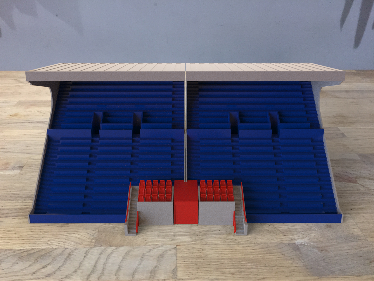 Replica Old Trafford Dugouts (set) with Players tunnel included