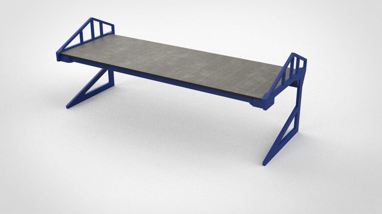 Single tier construction with roof for Terraces T1 , T3 and T5