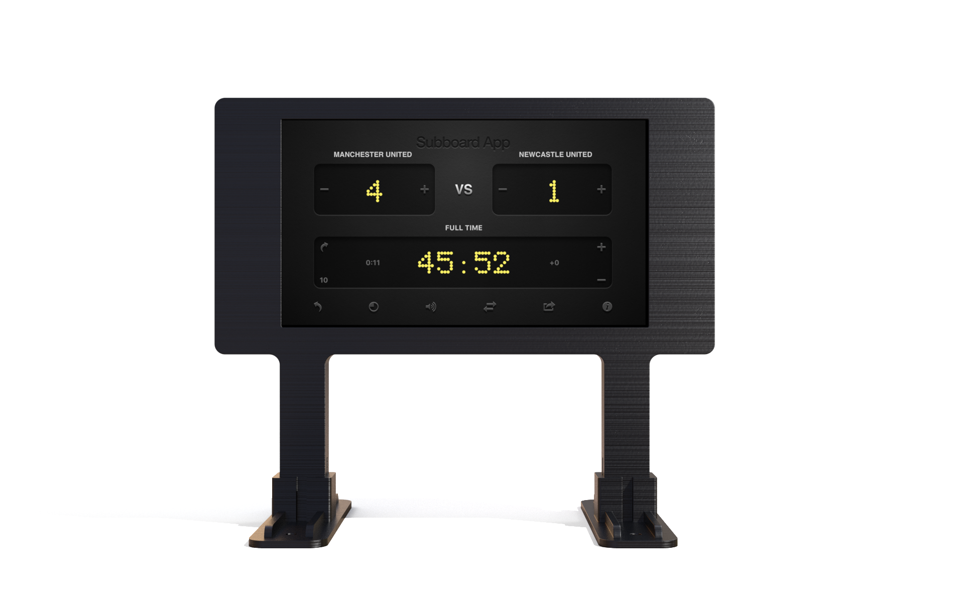 Scoreboard holder Black for iPhone