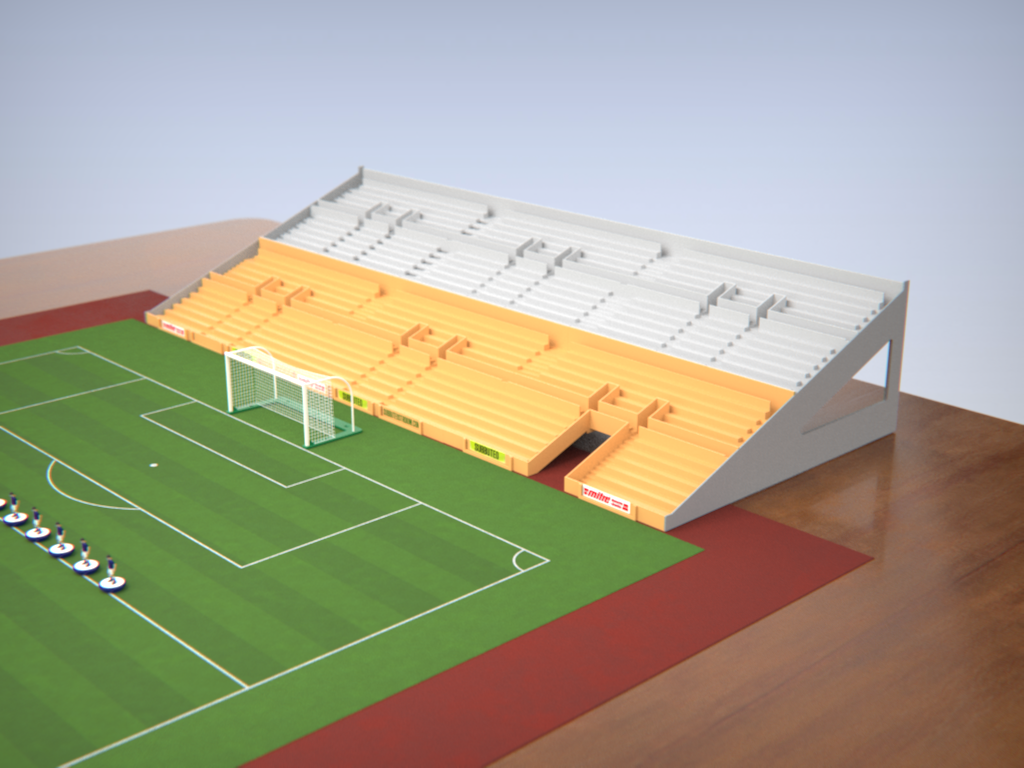 The Stadium Wall – Modular Grandstand Support for Subbuteo