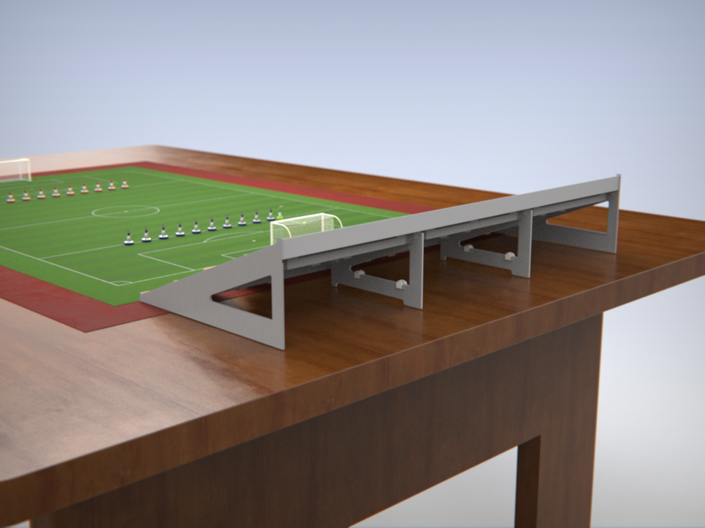 The Stadium Wall – Modular Grandstand Support for Subbuteo