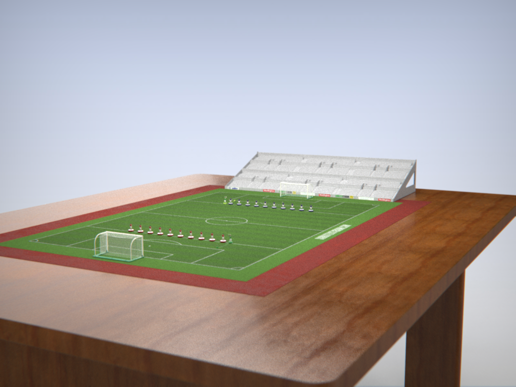 The Stadium Wall – Modular Grandstand Support for Subbuteo