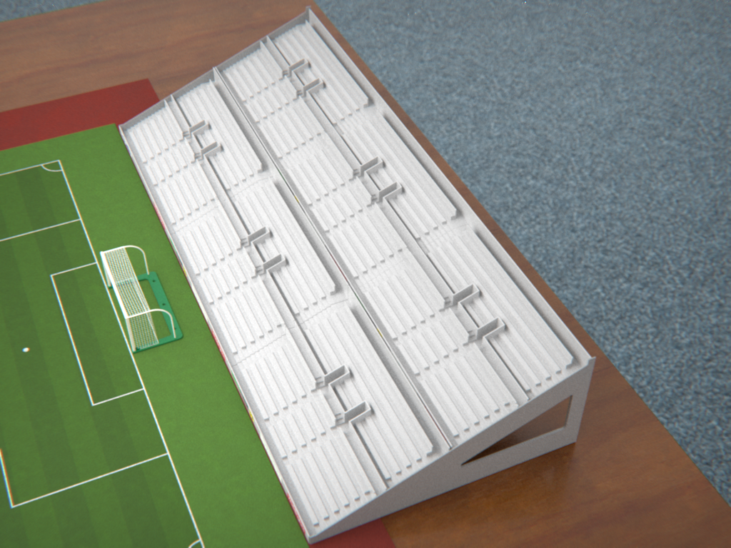 The Stadium Wall – Modular Grandstand Support for Subbuteo