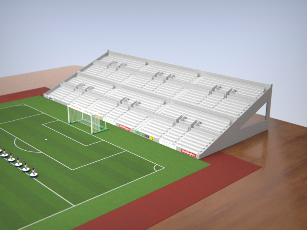 The Stadium Wall – Modular Grandstand Support for Subbuteo