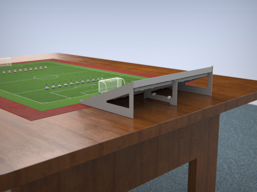The Stadium Wall – Modular Grandstand Support for Subbuteo