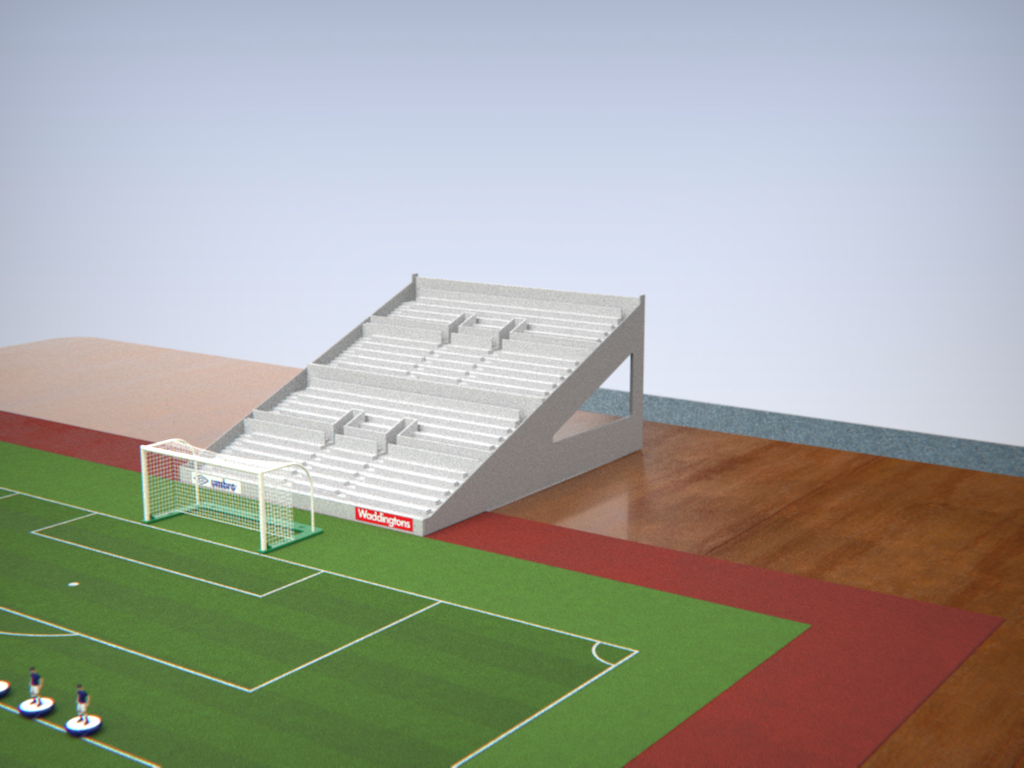 The Stadium Wall – Modular Grandstand Support for Subbuteo