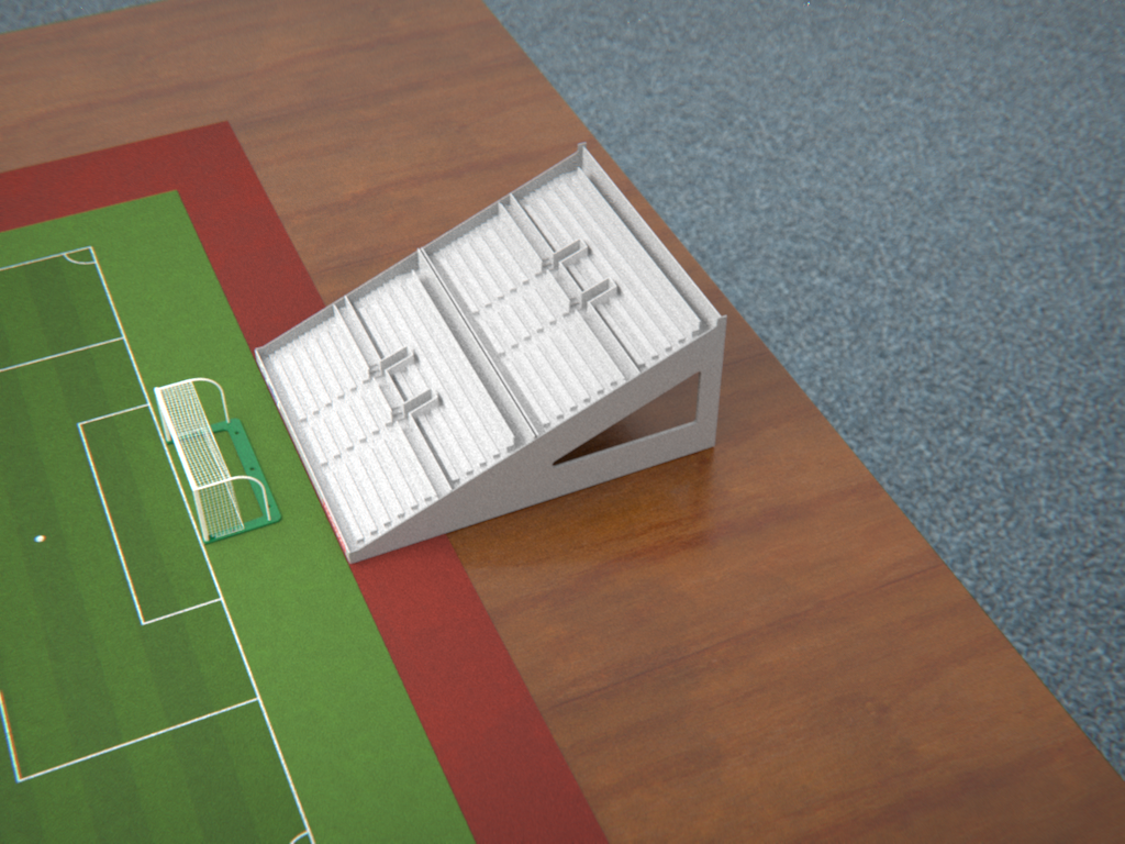 The Stadium Wall – Modular Grandstand Support for Subbuteo