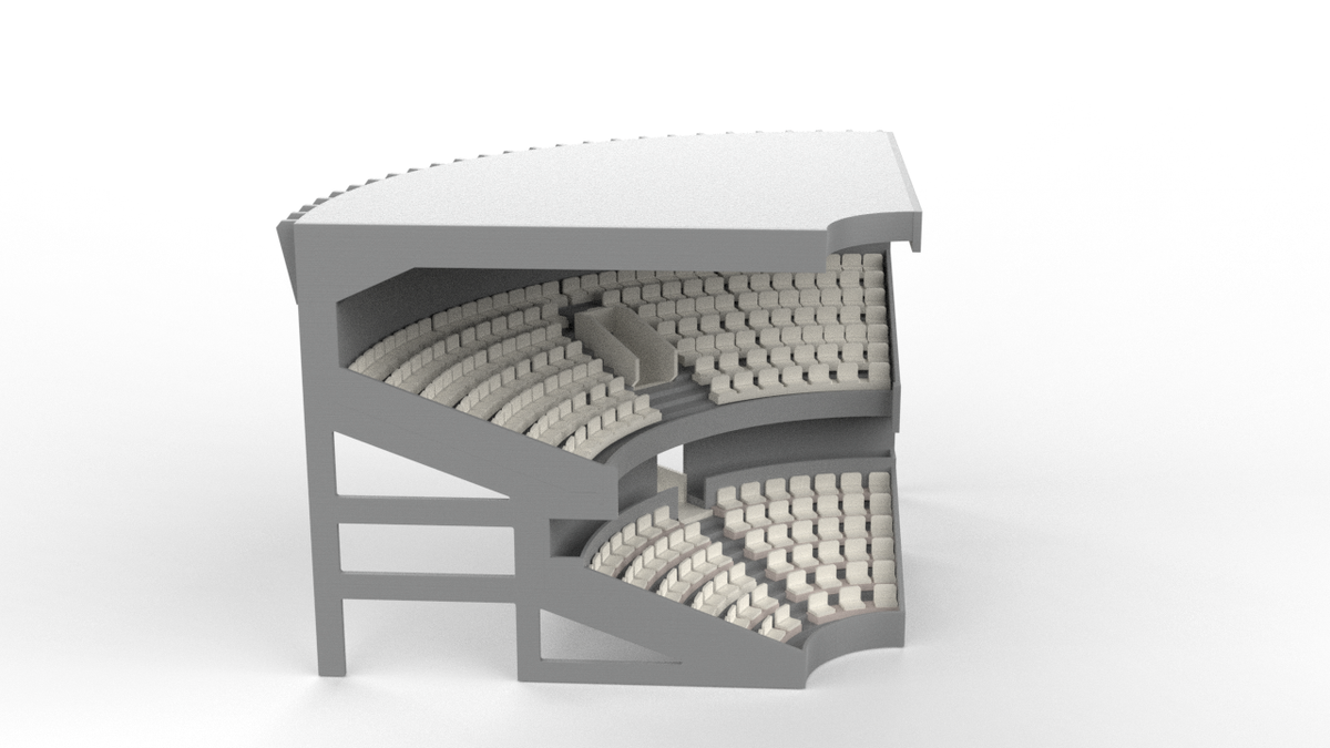 The APEX Corner Grandstand Roof version®