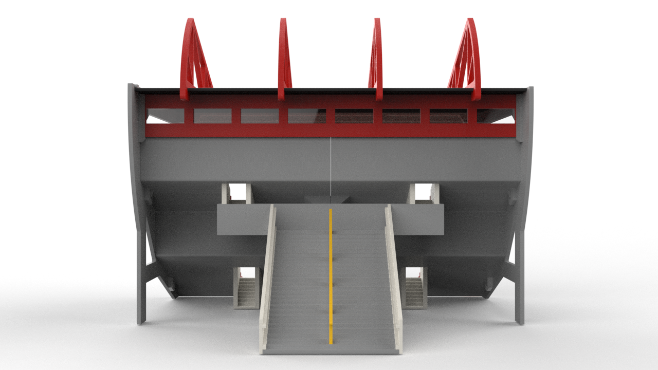 The APEX Grand Entrance stairway