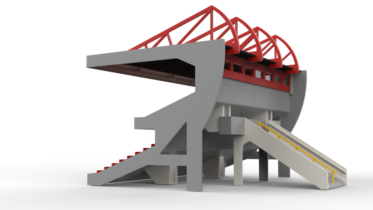 The APEX Grand Entrance stairway