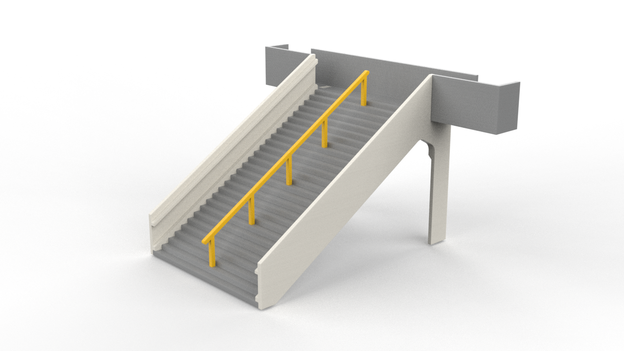 The APEX Grand Entrance stairway