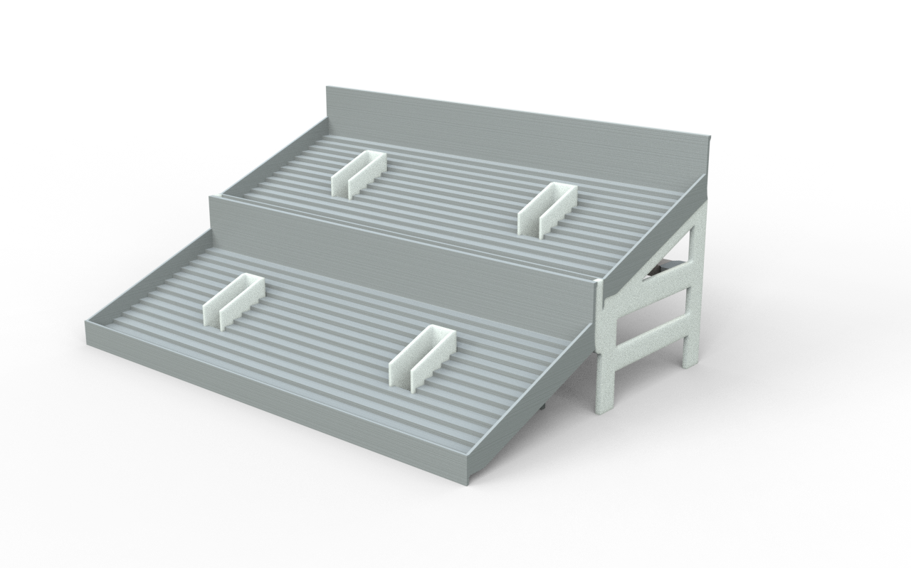 Tier Extension Frame for Terraces T1 , T3 and T5