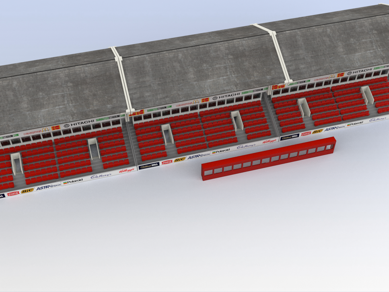 VIP and Press facade for our Grandstands
