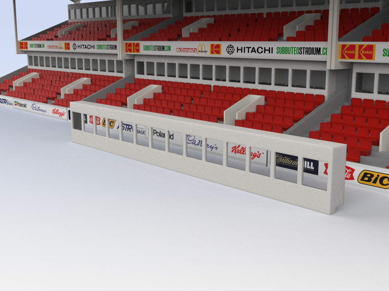 VIP and Press facade for our Grandstands