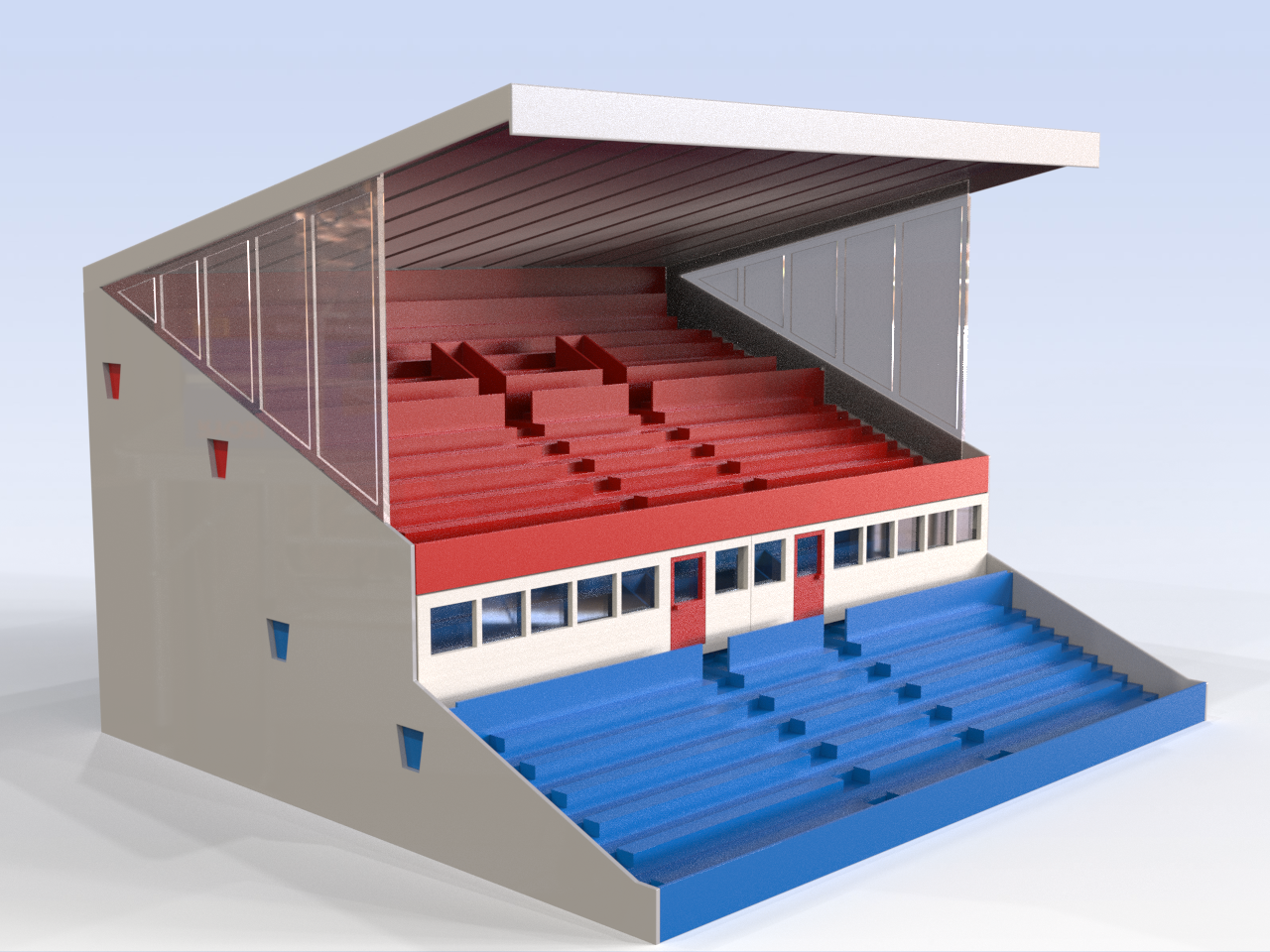THE VIP SECTION FOR SUBBUTEO GRANDSTAND REF 61216 and 61217