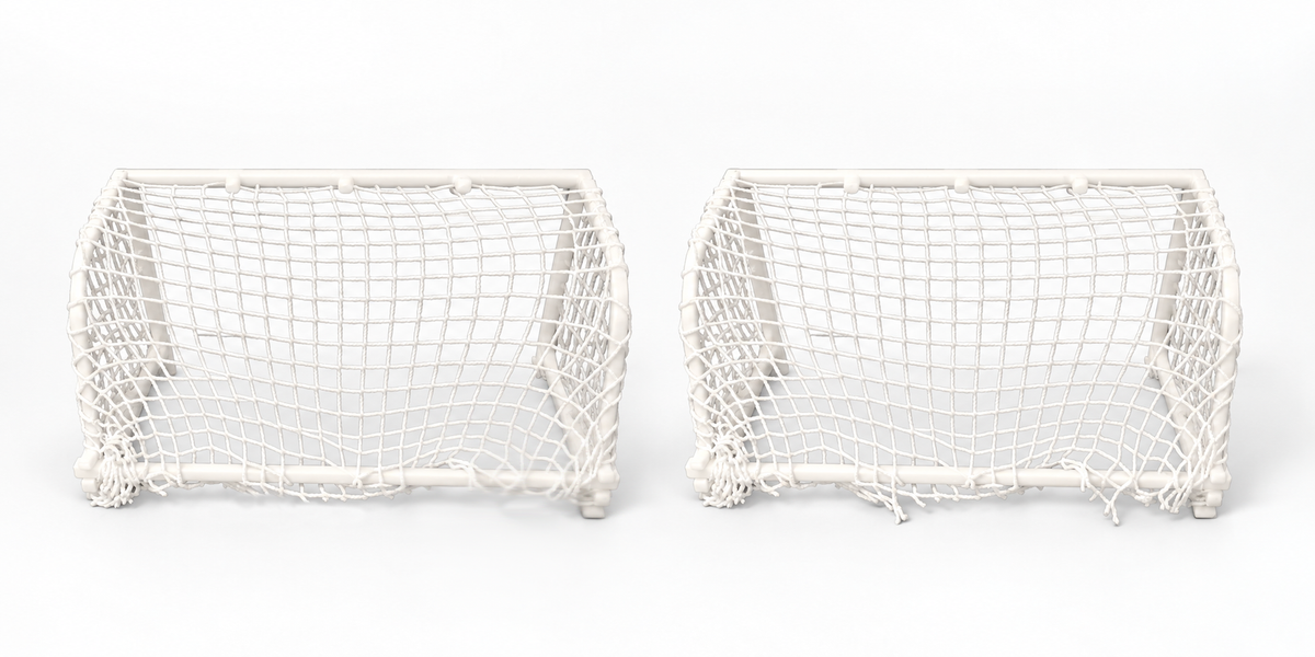VINTAGE WEMBLEY GOAL SET