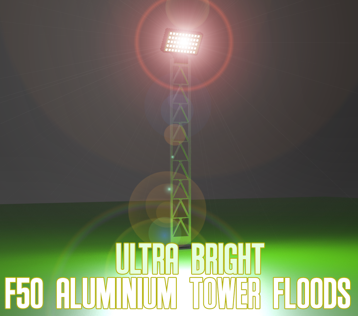 ALUMINIUM F50 TOWER FLOOD LED