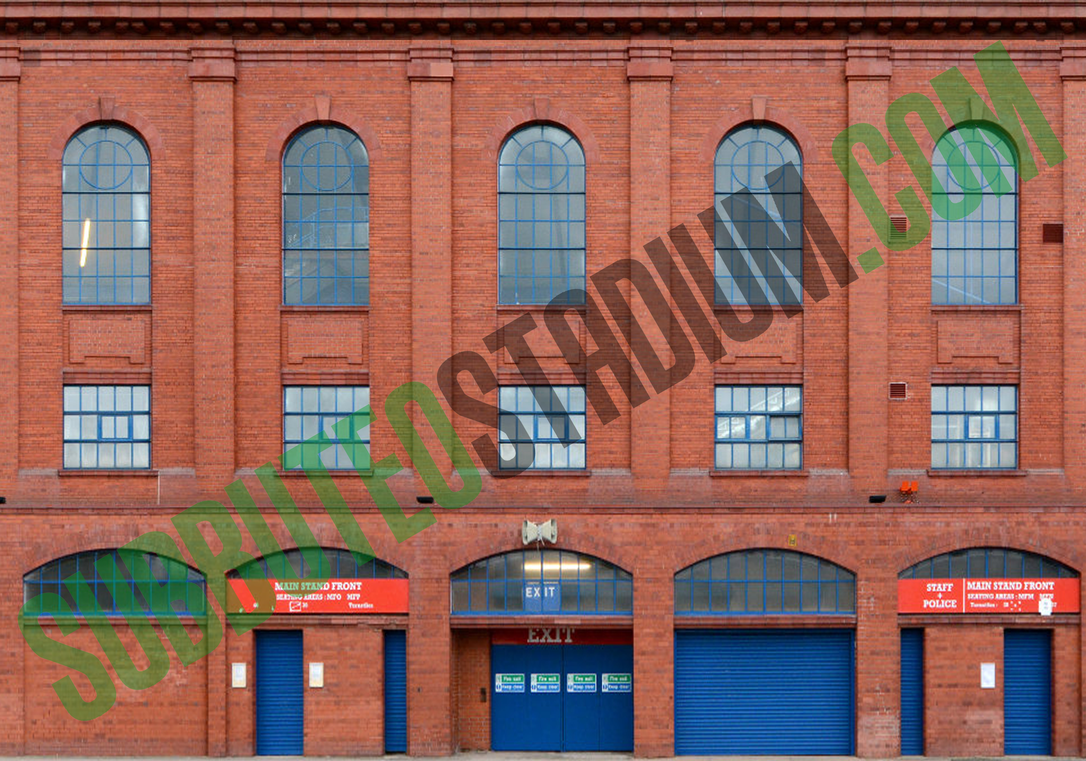 High detail Ibrox Facades for Zeugo Stand