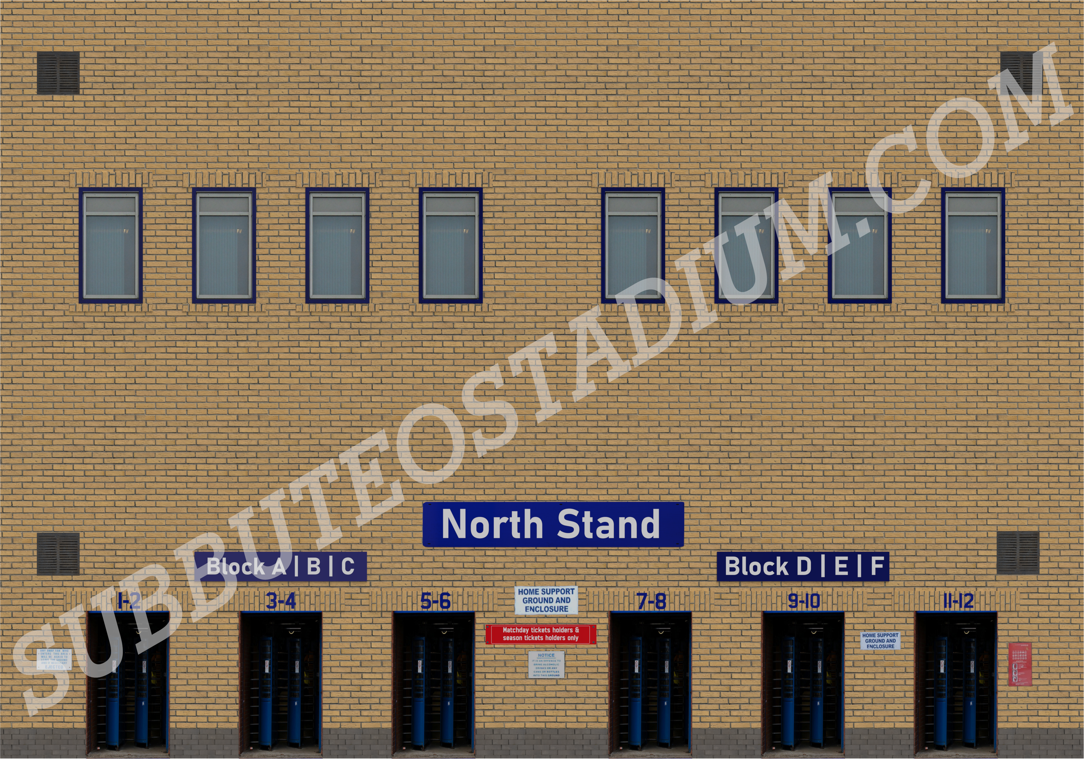 High detail Modern Facades for Zeugo Stand
