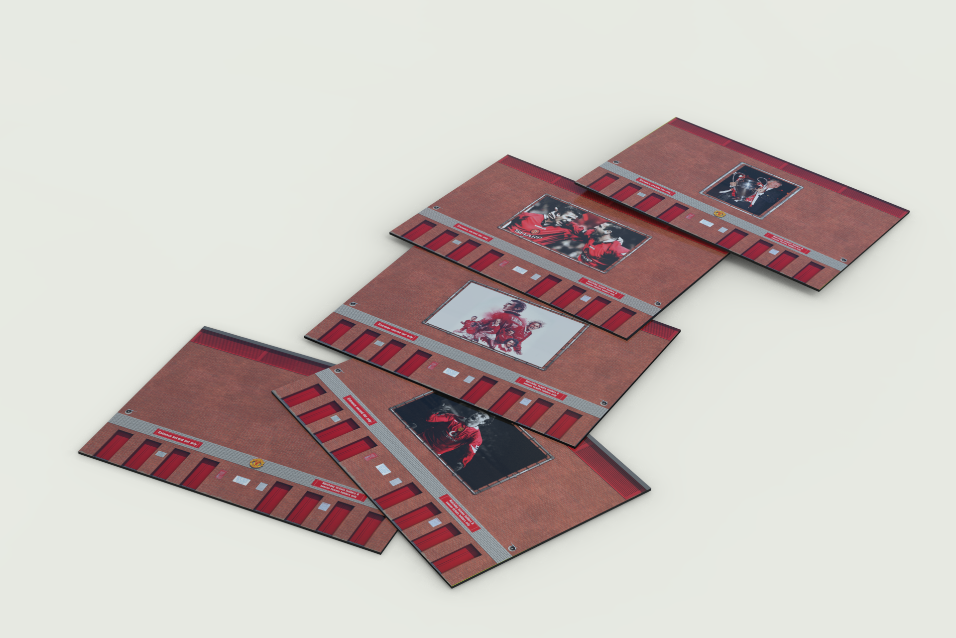 High detail Old Trafford Facades for Zeugo Stand