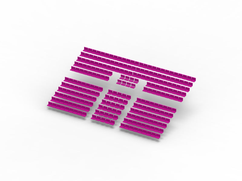 260 STANDARD SEATS FOR A TWO TIER SUBBUTEO GRANDSTAND (REF 61216 AND 61217)