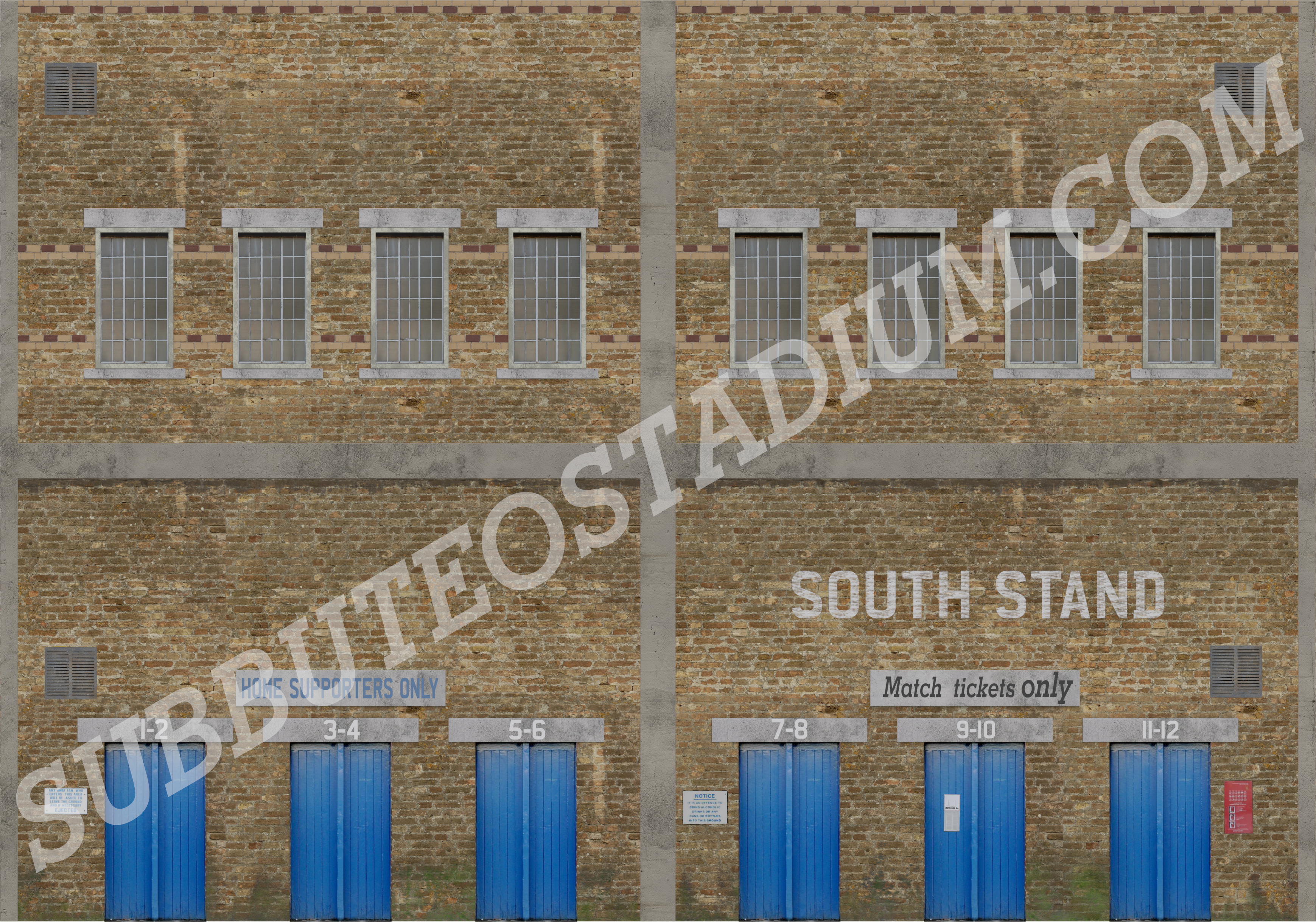 High detail Classic facades for Zeugo Stand