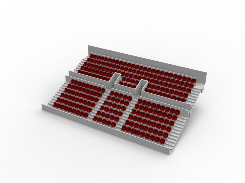 260 ROUNDED SEATS FOR A TWO TIER SUBBUTEO GRANDSTAND (REF 61216 AND 61217)
