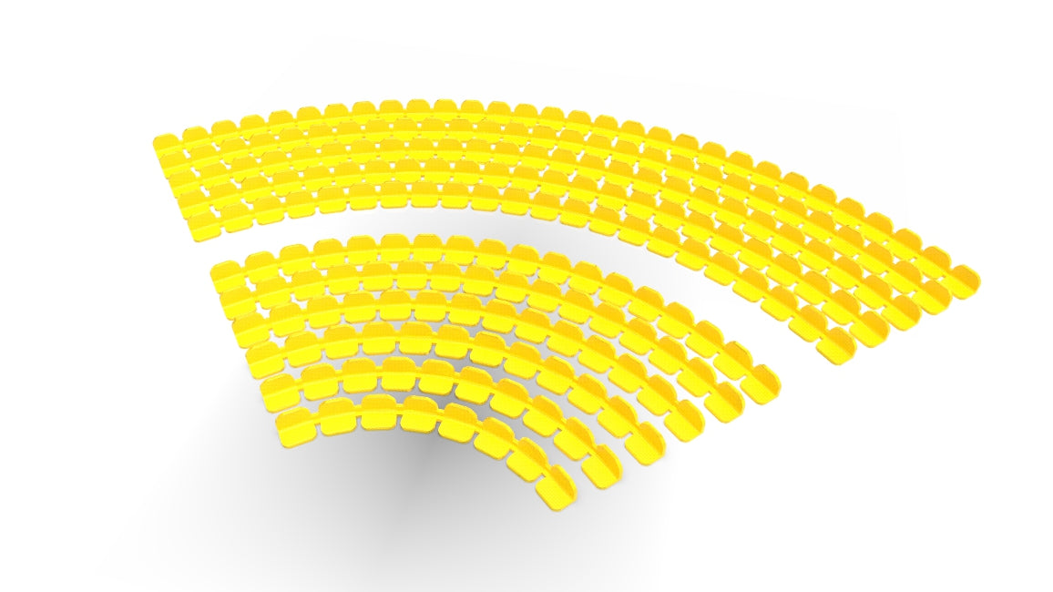 208 ROUNDED SEATS FOR A SUBBUTEO CORNER STAND (REF C143 AND 61218)