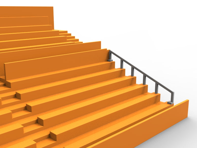 CORNER RAILING FOR THE LOWER TIER OF A SUBBUTEO VINTAGE STAND