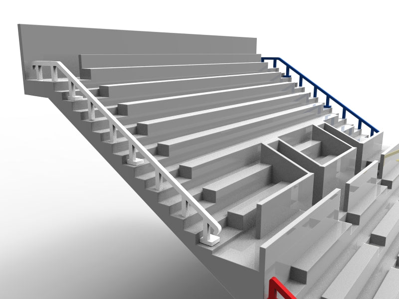 Upper Railing for the Zeugo grandstand