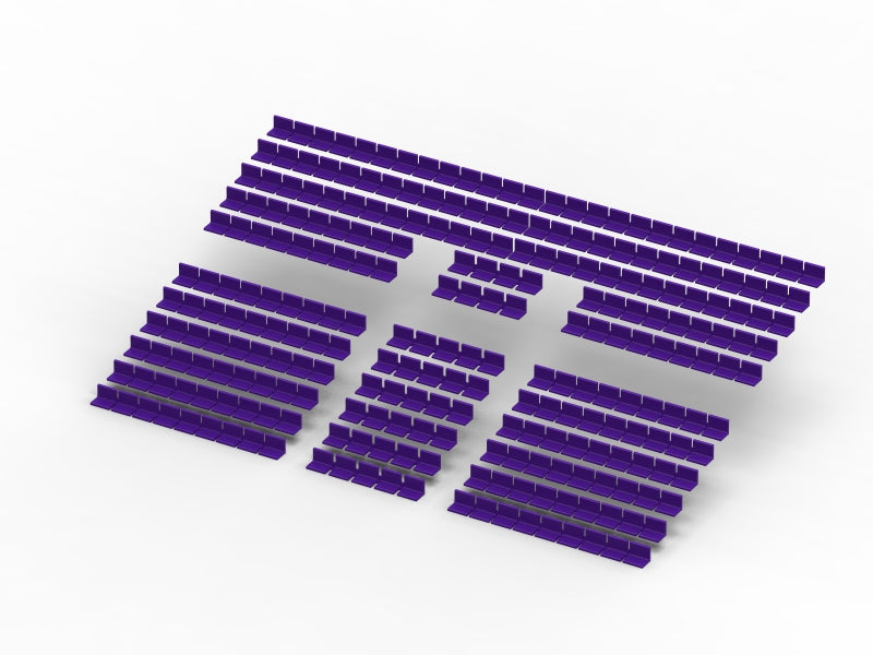 260 STANDARD SEATS FOR A TWO TIER SUBBUTEO GRANDSTAND (REF 61216 AND 61217)