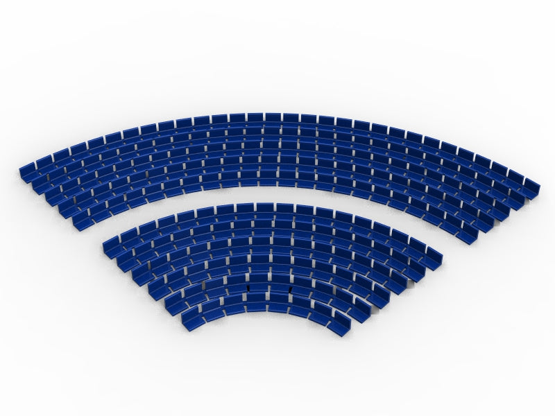 208 STANDARD SEATS FOR A SUBBUTEO CORNER STAND (REF C143 AND 61218)