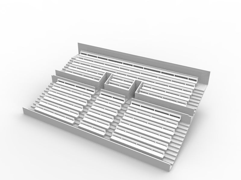 27 BENCHES FOR A TWO TIER NEW STYLE SUBBUTEO GRANDSTAND (REF 61216 AND 61217)