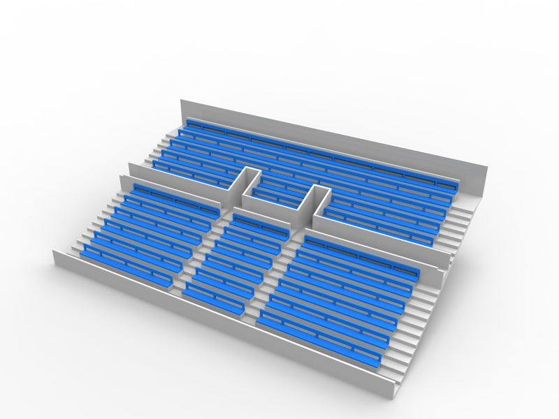 27 BENCHES FOR A TWO TIER NEW STYLE SUBBUTEO GRANDSTAND (REF 61216 AND 61217)